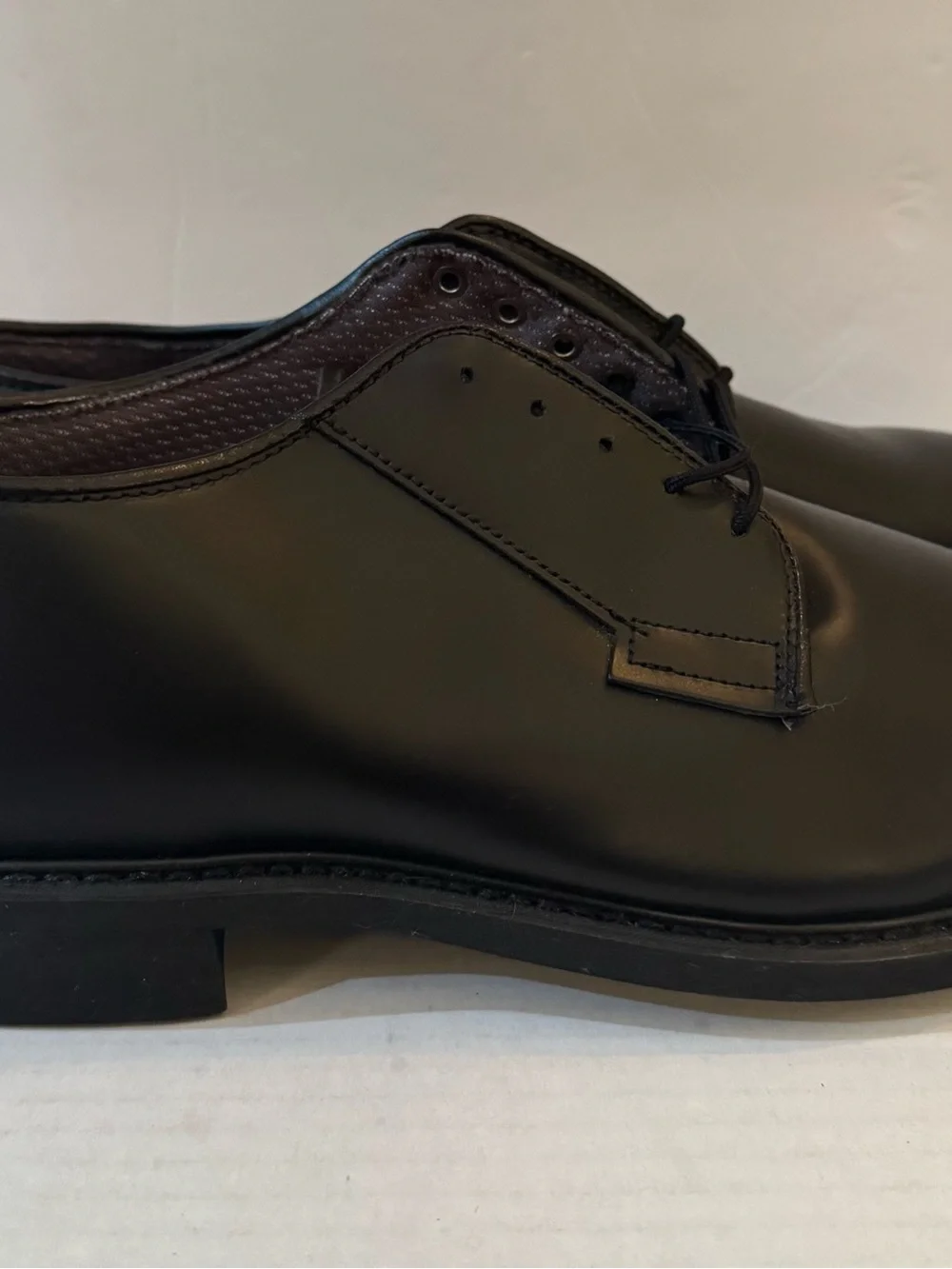 BATES Oxford Leather Shoe Uniform Footwear, Men's, Size 10 3E